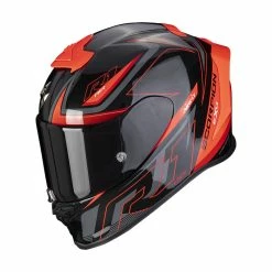 New ???? Fiber Scorpion Exo R1 Evo Air Gaz Black Matt Red ✨