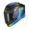 Flash Sale ???? Fiber Scorpion Exo R1 Evo Air Vatis Black Blue ✨ -Scorpion Shop scorpion exor1 vatis blu