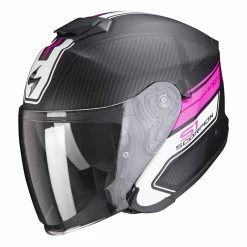 Best Sale ???? Fiber Scorpion Exo S1 Cross Ville Helmet Black Pink ????