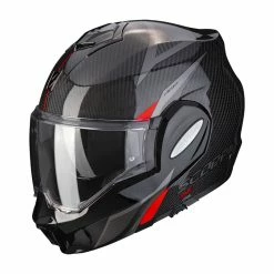 Best Pirce ✔️ Fiber Scorpion Exo Tech Evo Carbon Top Helmet Red ????