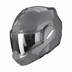 New ⭐ Plastic Scorpion Exo Tech Evo Solid Helmet Cement Grey ????