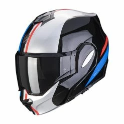Cheap ???? Plastic Scorpion Exo Tech Forza Helmet Black Silver Red ????