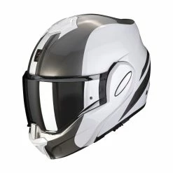 Best Pirce ⌛ Plastic Scorpion Exo Tech Forza Helmet White Silver ????