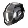 Outlet ???? Plastic Scorpion Exo Tech Evo Forza Helmet Black Silver ????