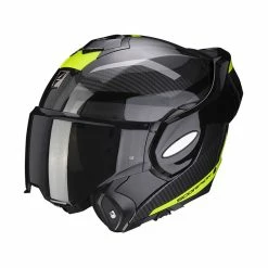 Cheap ???? Plastic Scorpion Exo Tech Trap Modular Helmet Black Yellow ????