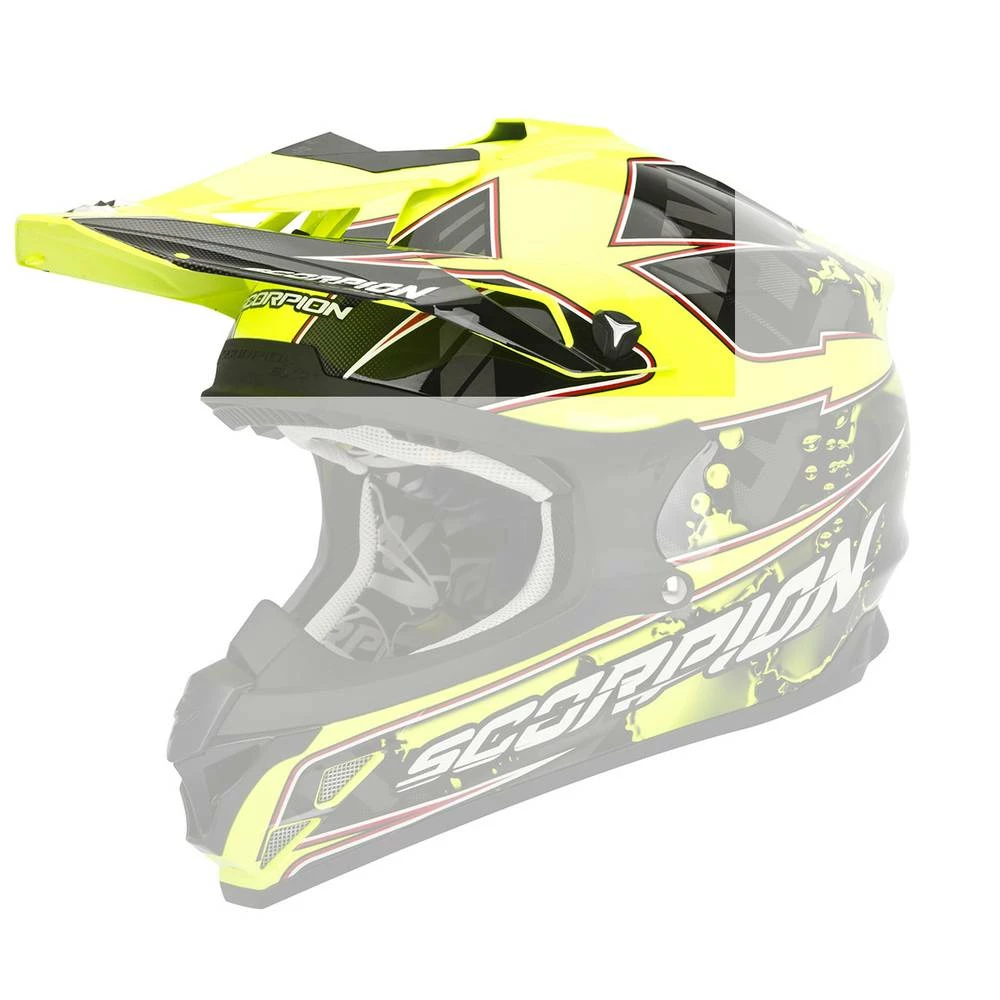 New ❤️ Visors Scorpion Vx-15 Evo Air Peak Magma Black-neon Yellow ???? 3 New ❤️ Visors Scorpion Vx-15 Evo Air Peak Magma Black-neon Yellow ????