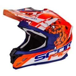Best Sale ???? Plastic Scorpion Vx-15 Evo Air Kistune Orange-blue-white ❤️