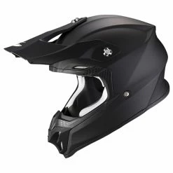 Budget ???? Plastic Scorpion Vx-16 Evo Air Solid Helmet Black Matt ????