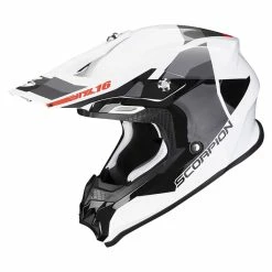 Coupon ???? Plastic Scorpion Vx-16 Evo Air Spectrum Helmet White ⌛