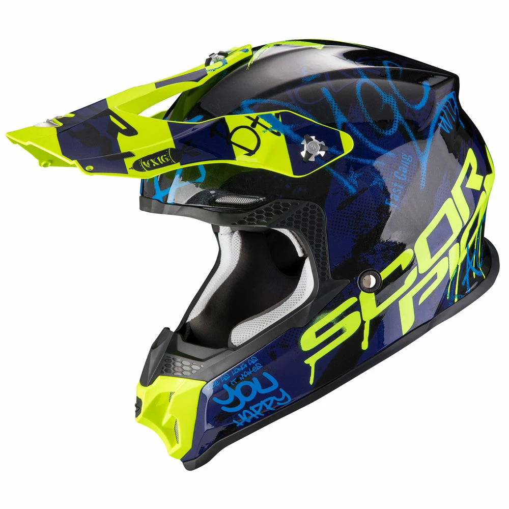 Brand new ❤️ Plastic Scorpion Vx-16 Air Oratio Black Blue Yellow Fluo ???? 3 Brand new ❤️ Plastic Scorpion Vx-16 Air Oratio Black Blue Yellow Fluo ????