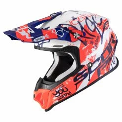 Cheap ???? Plastic Scorpion Vx-16 Oratio Air White Matt Blue Red ⌛