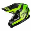 Hot Sale ???? Plastic Scorpion Vx-16 Air Soul Helmet Black Green ⭐ -Scorpion Shop scorpion vx16air soul verde