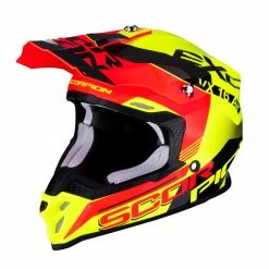 Best reviews of ???? Plastic Off Road Helmet Scorpion Vx-16 Arhus Fluo Red ????